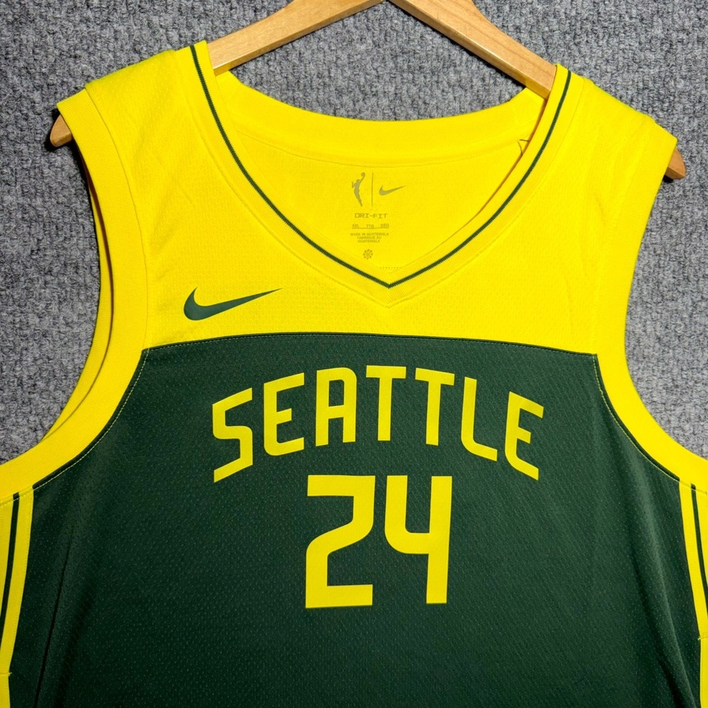 Seattle Storm #24 Jewell Loyd Nike Jersey WNBA Green Womens Sz 56 2XL Brand New - Picture 3 of 6